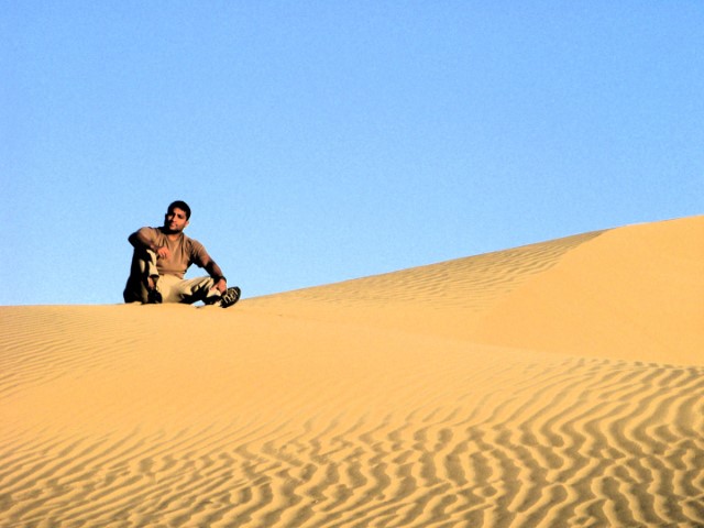 Desert in Rajasthan India