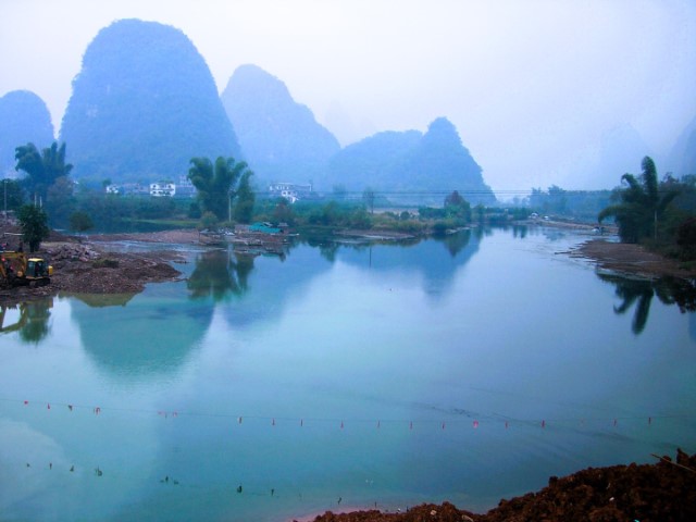 Karst peaks in Yangshuo China