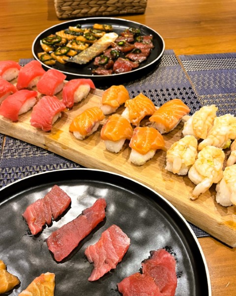 Sushi and Sashimi by Sahil Zaman